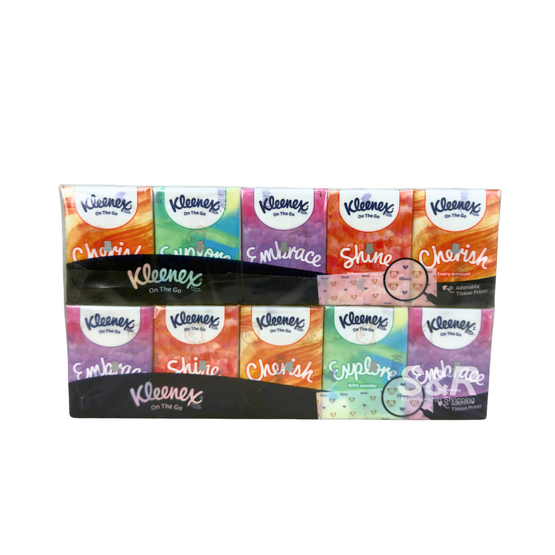 Kleenex On The Go Facial Tissue 20 Hanky Packs Kleenex On The Go Facial Tissue 20 Hanky Packs